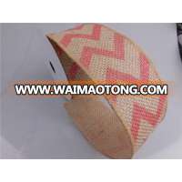 2013 new design jute fabric ribbion with wired for decoration